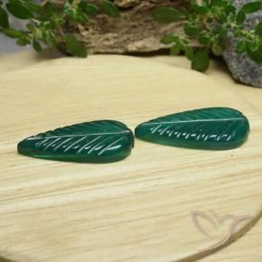 Gemme di Agata Verde naturale da 8.76 ct, Taglio a fantasia, Traslucido