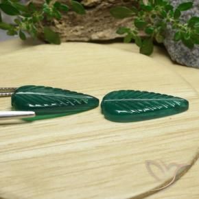 Gemme di Agata Verde naturale da 8.76 ct, Taglio a fantasia, Traslucido