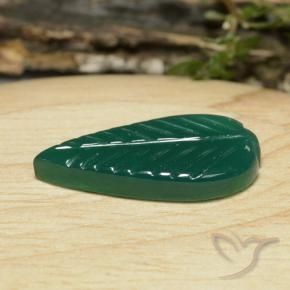 Agata Verde foresta naturale da 5.73 ct, Taglio a fantasia, Traslucido