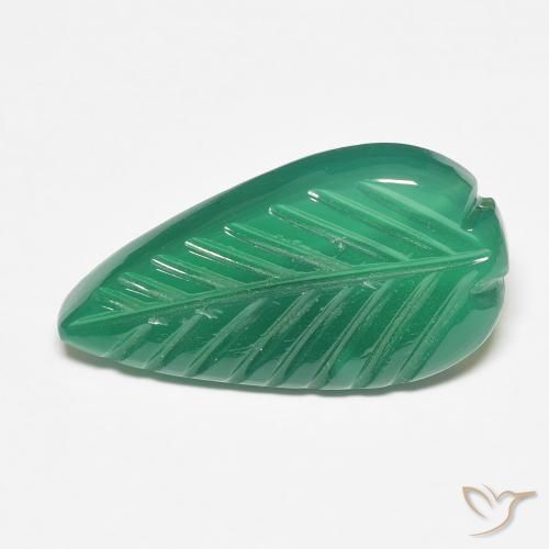 5.62ct Naturale Verde medio Agata, Taglio a fantasia, Traslucido