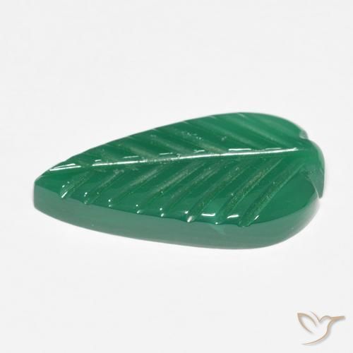 Agata Verde medio naturale da 5.62 ct, Taglio a fantasia, Traslucido