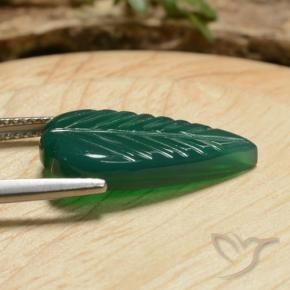 Agata Verde giallastro naturale da 5.23 ct, Forma fantasia, Traslucido