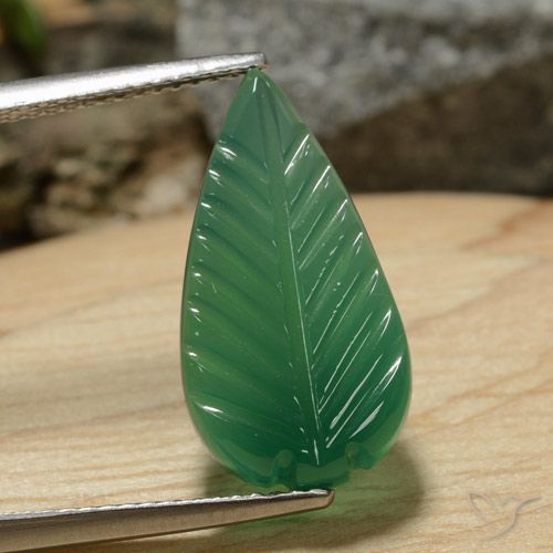 5.52ct Naturale Verde giallastro Agata, Taglio a fantasia, Traslucido