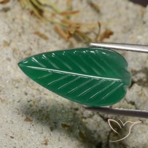Agata Verde medio naturale da 5.00 ct, Taglio a fantasia, Traslucido