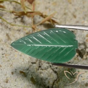 Agata Verde medio naturale da 3.62 ct, Taglio a fantasia, Traslucido