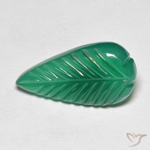 4.92ct Naturale Verde medio Agata, Taglio a fantasia, Traslucido
