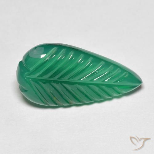 Agata Verde medio naturale da 4.92 ct, Taglio a fantasia, Traslucido