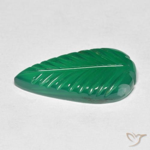 Agata Verde medio naturale da 4.92 ct, Taglio a fantasia, Traslucido