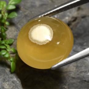 Agata naturale multicolore da 11,93 ct, taglio ovale, traslucido