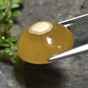 Agata naturale multicolore da 11,93 ct, taglio ovale, traslucido
