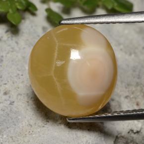 Agata naturale multicolore da 7,59 ct, taglio ovale, traslucido