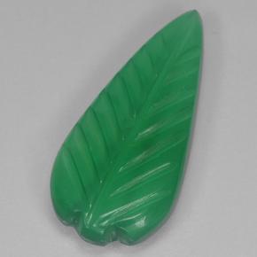 Agata naturale verde da 3,14 ct, taglio fiore, trasparente