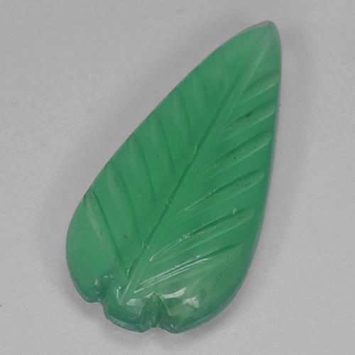 Agata Verde medio naturale da 2.54 ct, Forma fantasia, Trasparente