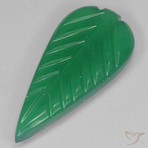 3.36ct Naturale Verde medio Agata, Taglio a fantasia, Traslucido