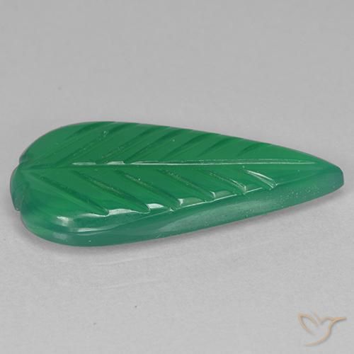 Agata Verde medio naturale da 3.36 ct, Taglio a fantasia, Traslucido