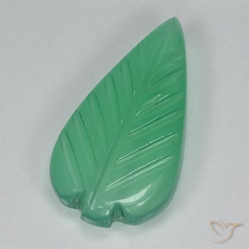 3.39ct Naturale Verde scuro Agata, Taglio a fantasia, Trasparente