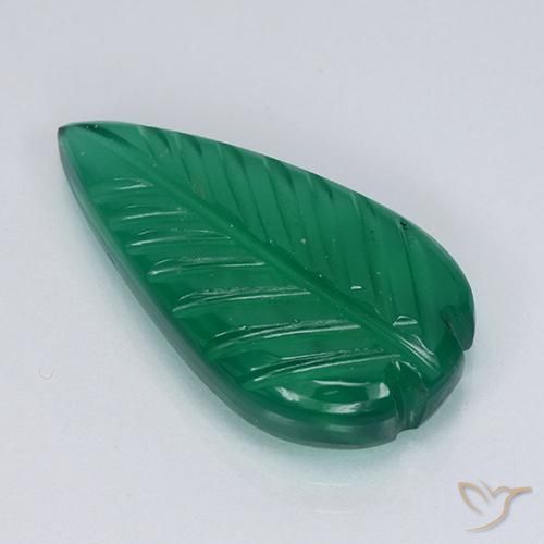 5.27ct Naturale Verde caldo Agata, Taglio a fantasia, Traslucido