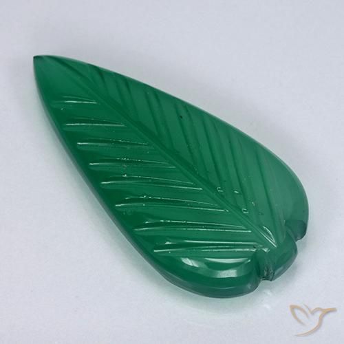 3.71ct Naturale Verde foresta Agata, Taglio a fantasia, Traslucido