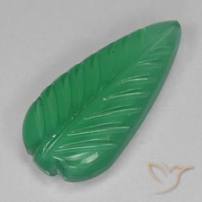 Agata Verde medio naturale da 3.15 ct, Taglio a fiore, Trasparente