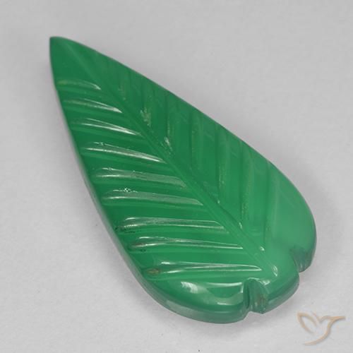 Agata Verde medio naturale da 3.92 ct, Taglio a fantasia, Traslucido