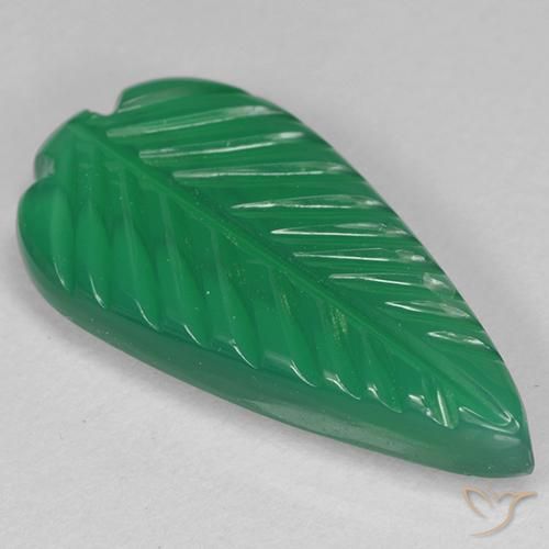 3.49ct Naturale Verde medio Agata, Taglio a fantasia, Traslucido