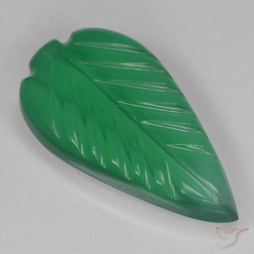 Agata Verde medio naturale da 3.30 ct, Taglio a fantasia, Trasparente