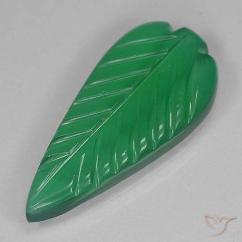 3.60ct Naturale Verde medio Agata, Taglio a fantasia, Trasparente