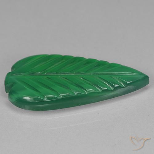 Agata Verde medio naturale da 3.60 ct, Taglio a fantasia, Trasparente