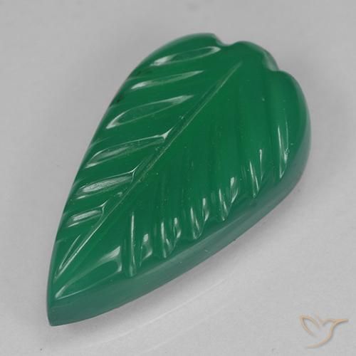 3.24ct Naturale Verde medio Agata, Taglio a fantasia, Traslucido