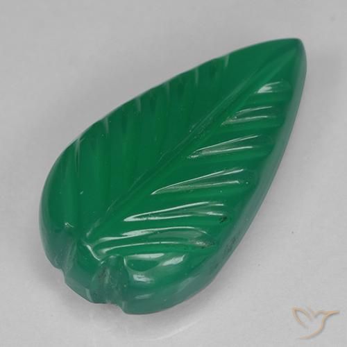 Agata Verde medio naturale da 3.24 ct, Taglio a fantasia, Traslucido