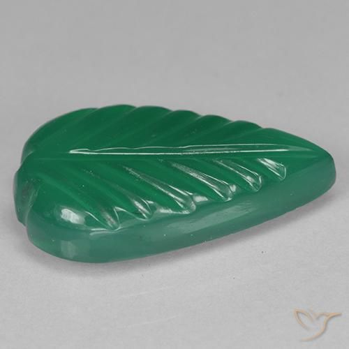 Agata Verde medio naturale da 3.24 ct, Taglio a fantasia, Traslucido