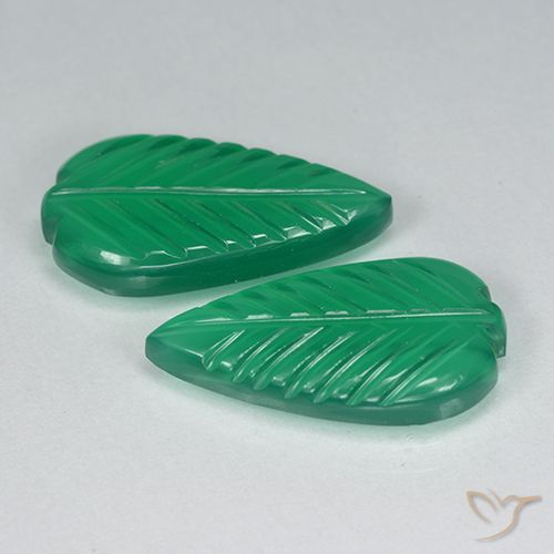7.70ctw Naturale Verde chiaro Agata, Taglio a fiore, Traslucido