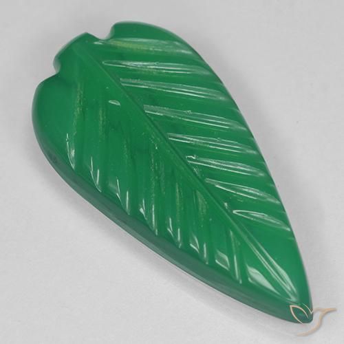 3.44ct Naturale Verde caldo Agata, Taglio a fantasia, Traslucido