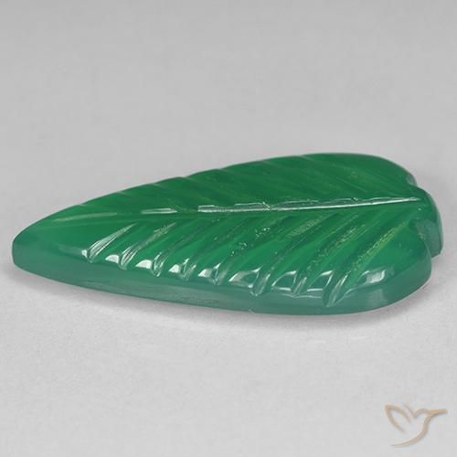 Agata Verde caldo naturale da 3.44 ct, Taglio a fantasia, Traslucido