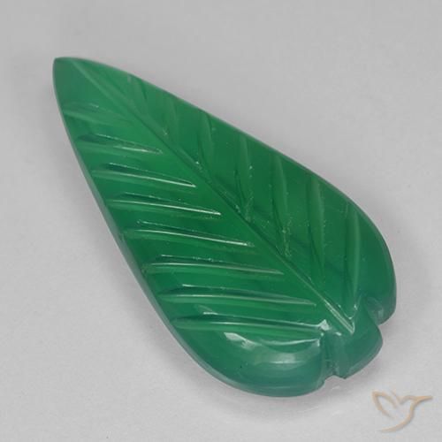 Agata Verde medio naturale da 3.73 ct, Taglio a fantasia, Traslucido