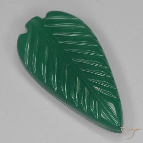 3.22ct Naturale Verde scuro medio Agata, Taglio a fantasia, Traslucido