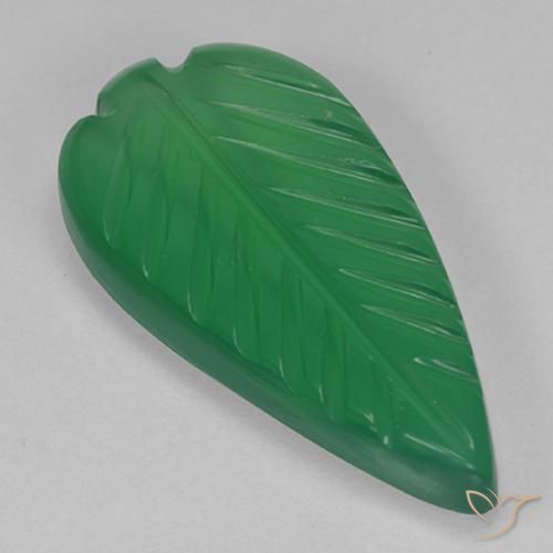 4.35ct Naturale Verde medio Agata, Taglio a fantasia, Traslucido
