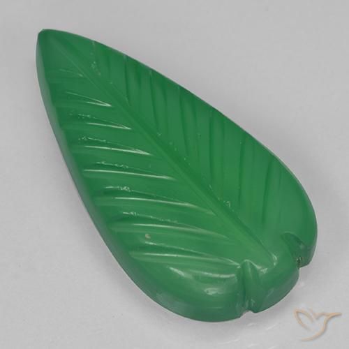 Agata Verde medio naturale da 4.35 ct, Taglio a fantasia, Traslucido