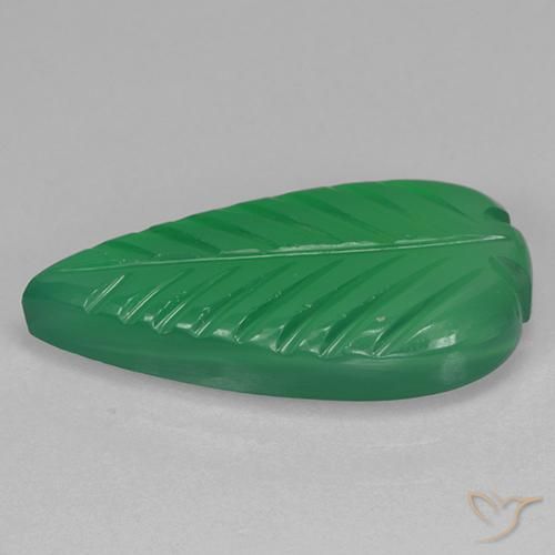 Agata Verde medio naturale da 4.35 ct, Taglio a fantasia, Traslucido