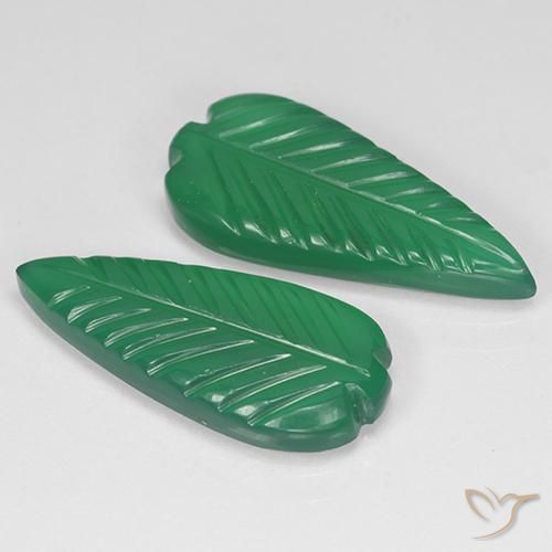 Agata naturale verde da 7,51 ct, forma fantasia, traslucido