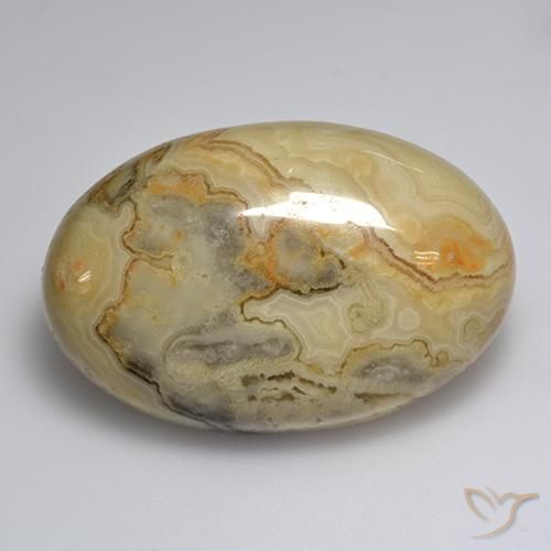 Agata Multicolore naturale da 57.20 ct, Ovale, Opaco