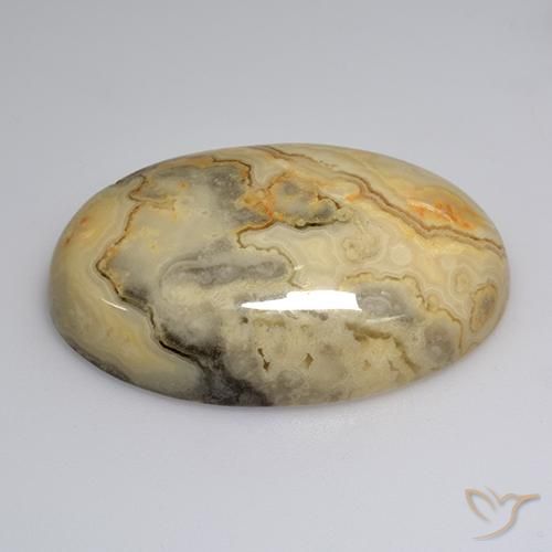 Agata Multicolore naturale da 57.20 ct, Ovale, Opaco