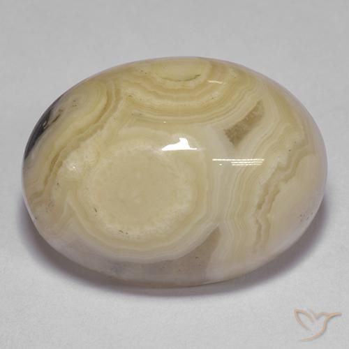 Agata Multicolore naturale da 19.37 ct, Ovale, Traslucido