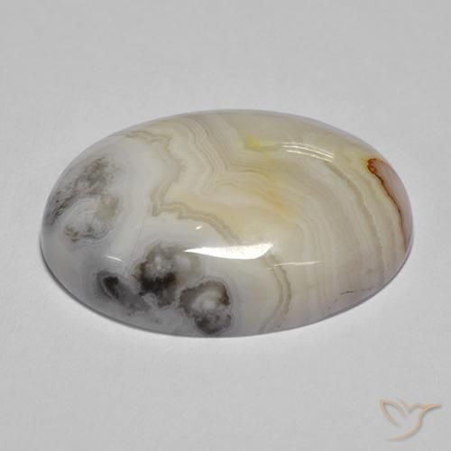 Agata Multicolore naturale da 40.74 ct, Ovale, Opaco