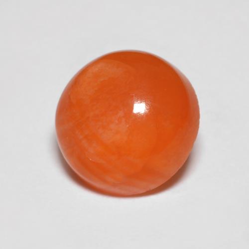 Agata Rosso medio naturale da 1.70 ct, Taglio rotondo, Traslucido