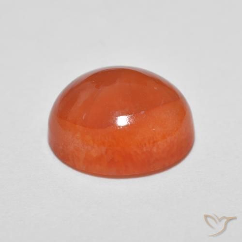 Agata Arancio Medio naturale da 2.22 ct, Ovale, Opaco