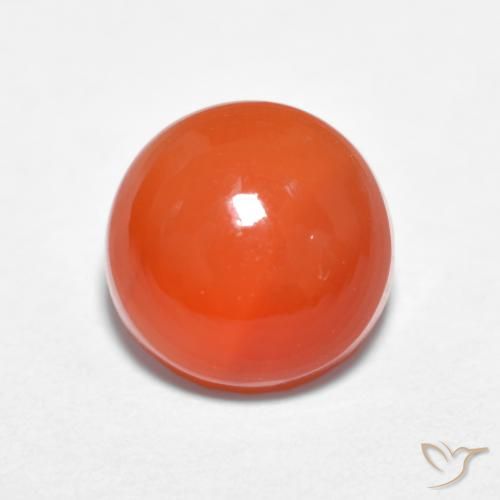 1.84ct Naturale Arancio Medio Agata, Rotondo, Traslucido