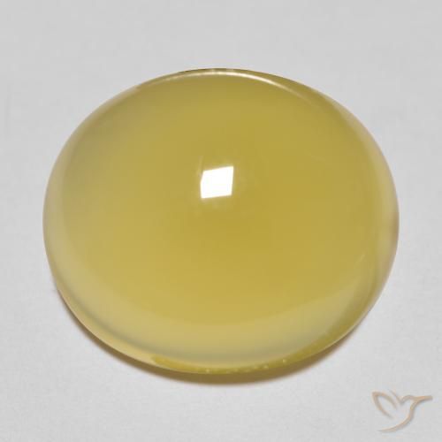 8.00ct Naturale Oro chiaro Agata, Ovale, Trasparente
