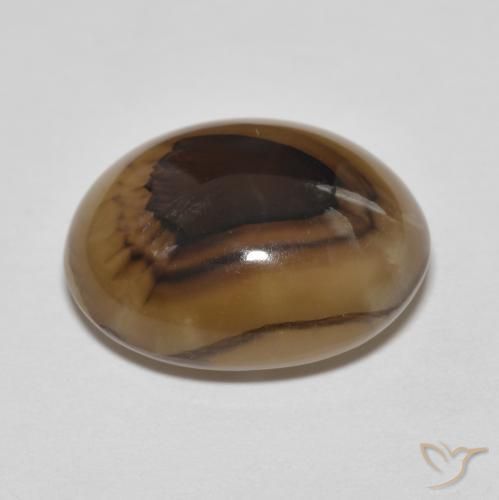 Agata Multicolore naturale da 10.67 ct, Ovale, Traslucido
