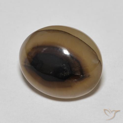 Agata Multicolore naturale da 8.49 ct, Ovale, Traslucido